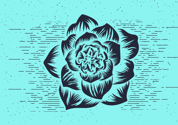 Free Vector Flower Stencil - бесплатный vector #412553